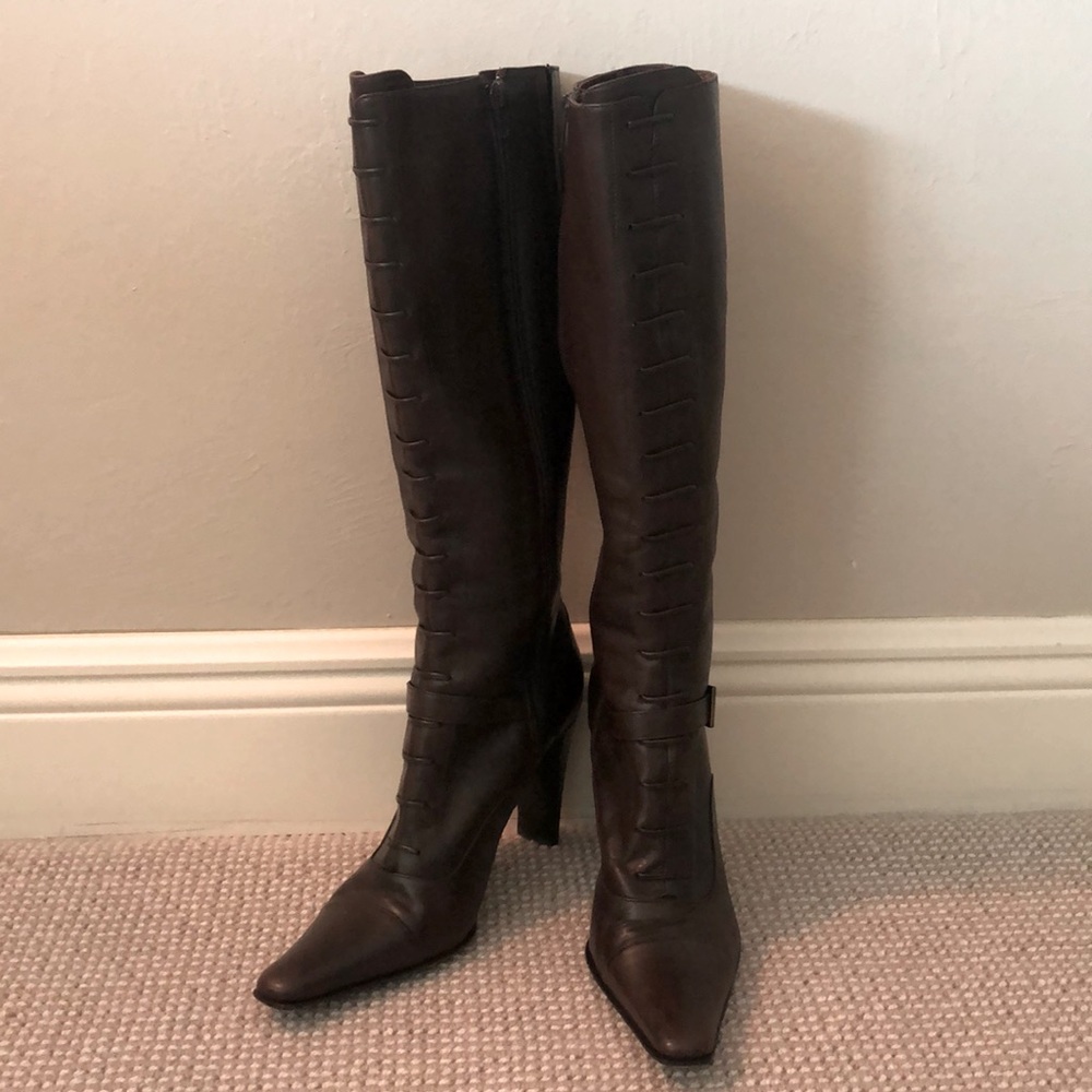 Beautiful Brown Leather Boots